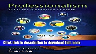 [Popular] Professionalism: Skills for Workplace Success (4th Edition) Paperback Online
