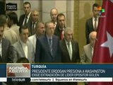 Pdte de Turquía presiona a EE.UU. para que deporte a líder opositor