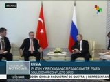 Rusia y Turquía crean comité para solucionar el conflicto en Siria