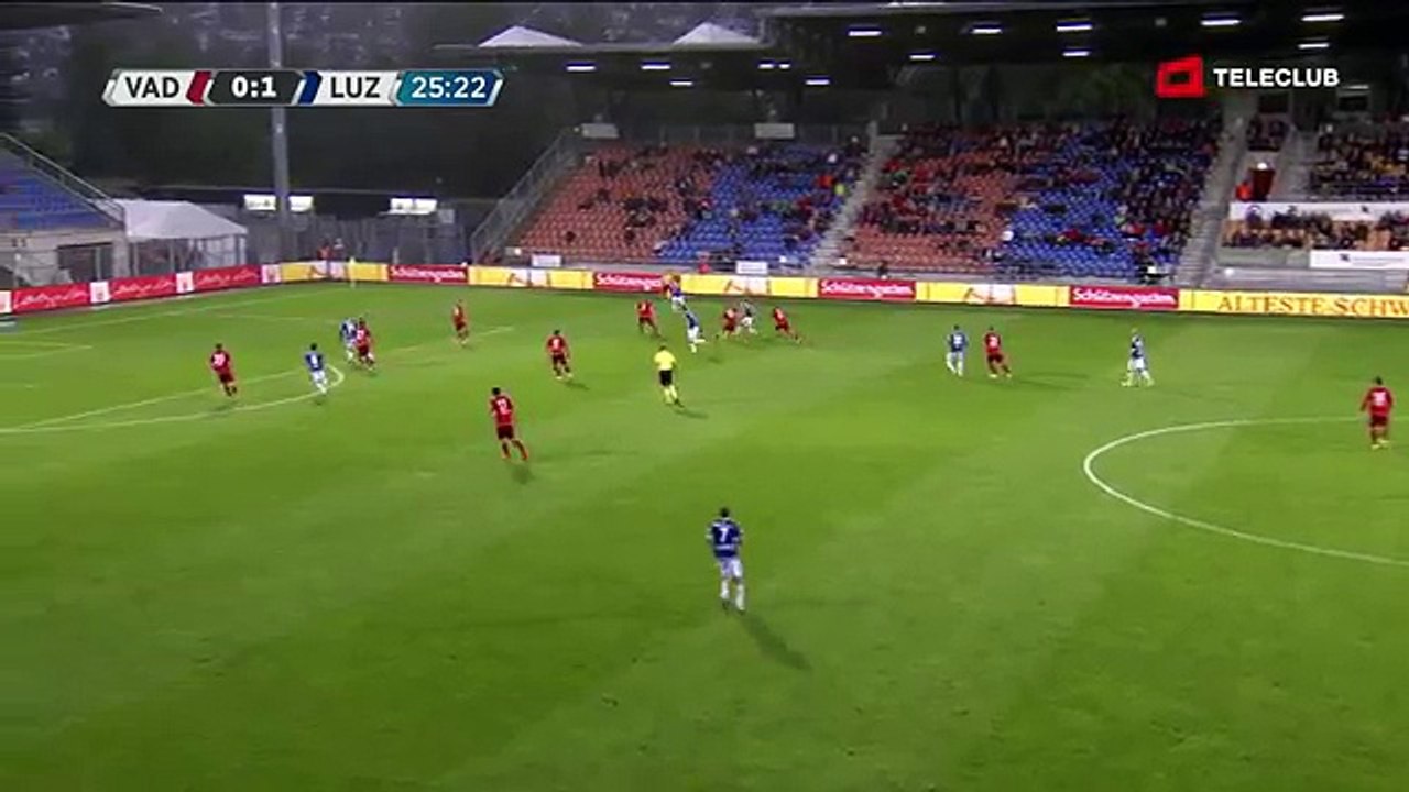 FC Vaduz 0:2 FC Lutzern (Swiss Super League 4. Runde 2016/2017 10.August 2016)