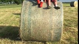 Slow Mo down a hay bale