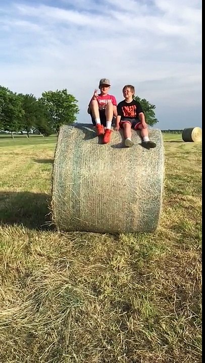 Slow Mo down a hay bale