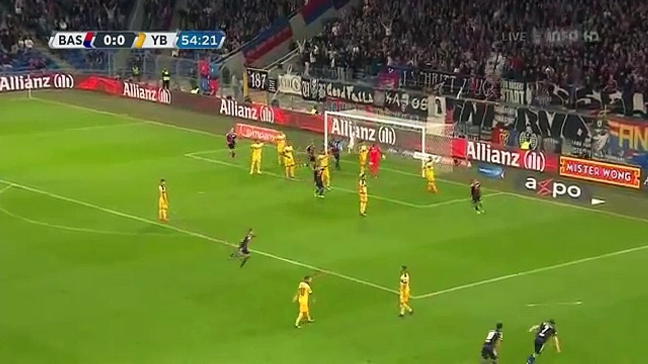 FC Basel 1:0 Young Boys Bern (Swiss Super League 4. Runde 2016/2017 10.August 2016)