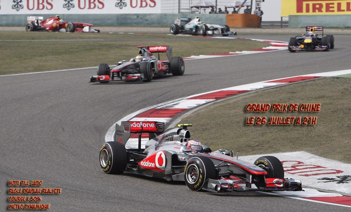 Grand Prix De Chine Le 26 Juillet 2016 F.O.M