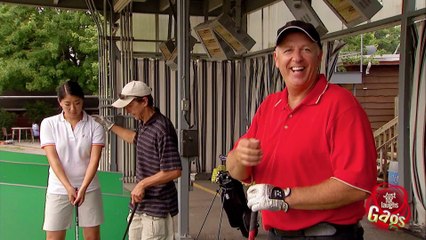 Unsportsman-like Pranksters Laugh at Golfers !