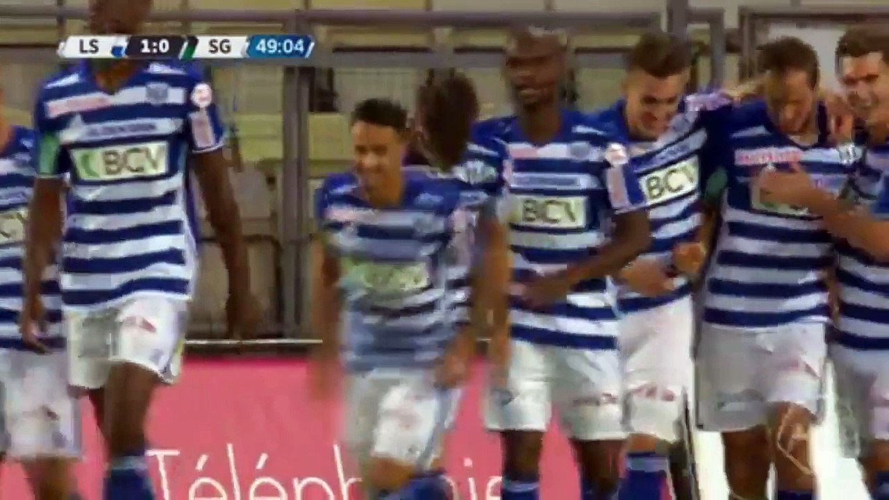 1-0 Xavier Margairaz Goal - FC Lausanne 1-0 FC St. Gallen - Swiss Super League 1