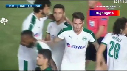 Omonoia 3-0 Panathinaikos - Highlights - Club Friendly - 11.08.2016
