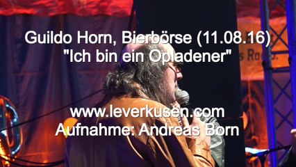Leverkusen: Guildo Horn: "ich bin ein Opladener" (11.08.2016)