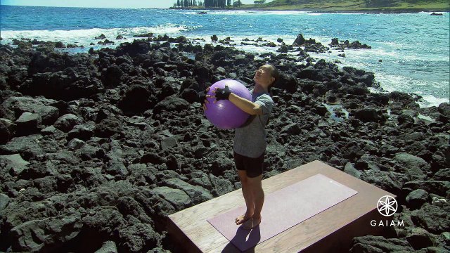 How to do a Yoga Ball Workout with Rodney Yee | Yoga | Gaiam