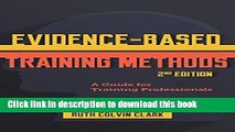 [Popular] Evidence-Based Training Methods: A Guide For Training Professionals Kindle Collection