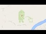 Google Maps: Android Logo peeing On Apple Logo