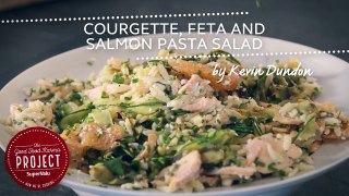 Courgette, Feta & Salmon Pasta Salad