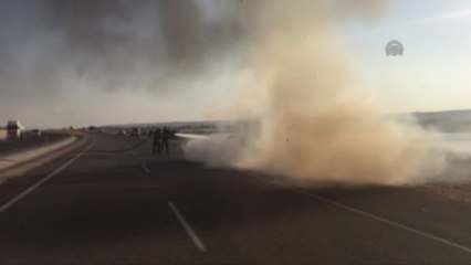 Seyir Halindeki Otomobil Alev Aldı - Batman