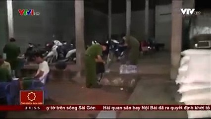 An Giang: Bắt giữ 585 bao đường cát nhập lậu.