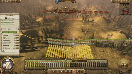 3000 Thunderers VS 6400 Goblins Warhammer Total War