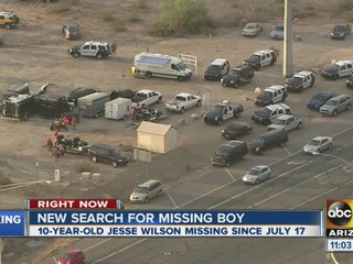 Search continues for mossing 10-year-old Jesse Wilson