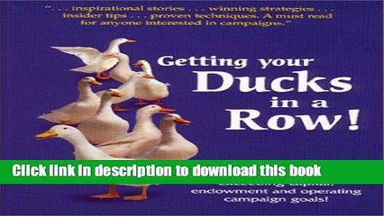 [PDF Kindle] Getting your Ducks in a Row! Free Books
