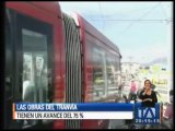 Obras del tranvía de Cuenca tienen un avance del 75 %