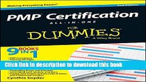 [Popular] Books PMP Certification All-in-One For Dummies Free Online