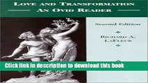 [Popular] Books Love   Transformation: an Ovid Reader (English and Latin Edition) Full Online