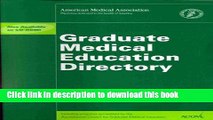 [Popular] Graduate Medical Education Directory Paperback Collection