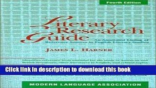 [Popular] Literary Research Guide Paperback Free