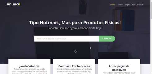 Anuncii, plataforma de produtos físicos