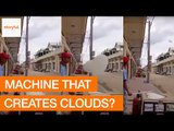 Quirky Machine Makes Heart Shaped Foam Clouds