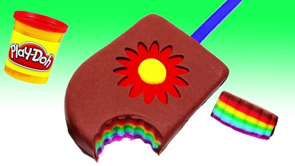 Play Doh Rainbow Colorful Wonderful Ice Cream Peppa Pig Toys Funny Video for Kids