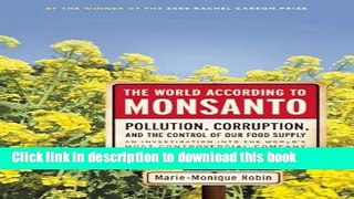 [Popular] The World According to Monsanto Kindle Free