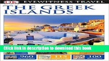 [Popular] Books DK Eyewitness Travel Guide: The Greek Islands Full Online