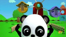 bao panda | the wheels on the bus | nursery rhymes | kids songs | 3d rhymes