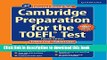 [Popular] Books Cambridge Preparation for the TOEFL Test Book with Online Practice Tests Full