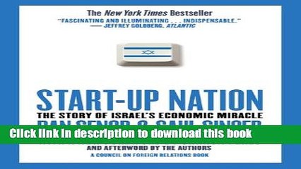[Download] Start-up Nation: The Story of Israel s Economic Miracle Kindle Collection