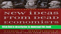 [Download] New Ideas from Dead Economists: An Introduction to Modern Economic Thought Kindle Online