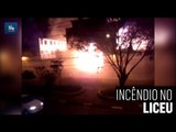 Veja imagens do incêndio que atingiu o centro cultural do Liceu