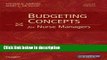 Download Budgeting Concepts for Nurse Managers, 4e Book Online