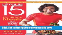 [Popular Books] Lean in 15: 15-Minute Meals and Workouts to Keep You Lean and Healthy Full Online