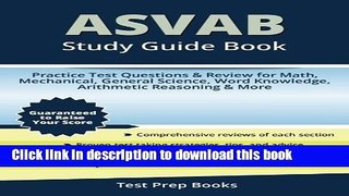 [Popular] Books ASVAB Study Guide Book: Practice Test Questions   Review for Math, Mechanical,