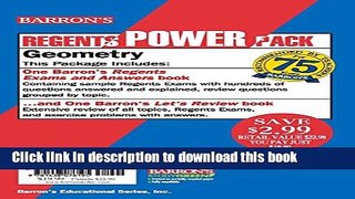 [Popular] Books Geometry Power Pack (Barron s Regents Power Pack) Free Online