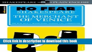 [Popular] Books The Merchant of Venice (SparkNotes No Fear Shakespeare) Free Online
