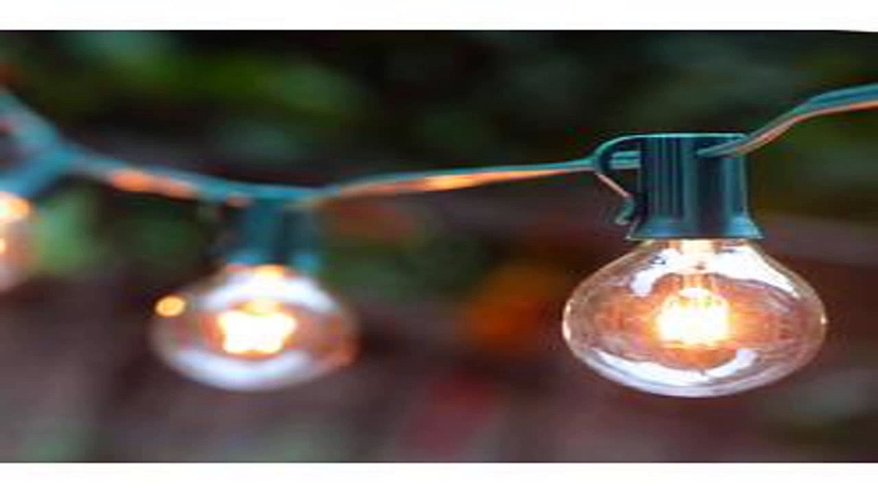 Brightown G40 25 Clear Globe String Light Bulbs...
