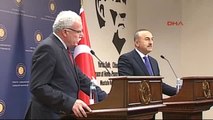 Dışişleri Bakanı Çavuşoğlu Filistin Dışişleri Bakanı ile Ortak Basın Toplantısında Konuştu -2