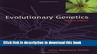 [Popular] Evolutionary Genetics Kindle Collection