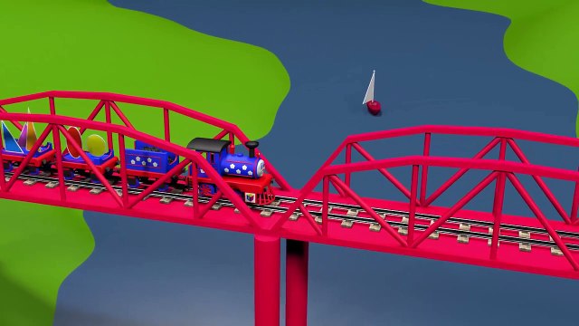 Геометрия для детей. Учим плоские геометрические фигуры с паровозиком Чух-Чухом - часть 1