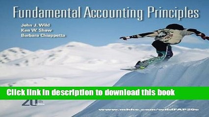 [Download] Fundamental Accounting Principles, 20th Edition Hardcover Collection