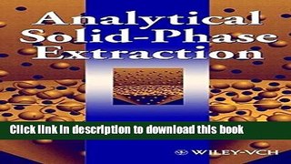 [Popular] Analytical Solid-Phase Extraction Kindle Free