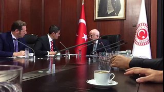 TBMM Başkanı İsmail Kahraman 21. Dönem TÜSİAB Yönetim Kurulu`nu Kabul Etti...