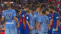 wolfstyle   ‪Barcelona Vs Sampdoria 3 2 Lionel Messi Crazy Free Kick Goal‬‏