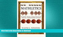 READ BOOK  Mathletics: How Gamblers, Managers, and Sports Enthusiasts Use Mathematics in